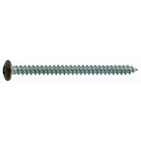 Midwest Fastener Sheet Metal Screw, #8 x 2 in, Painted Steel Pan Head Phillips Drive, 20 PK 37905 - main